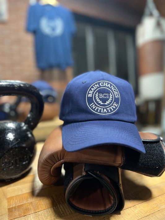 Classic BCI Brain Health Hat – Unisex - Solid Vintage Blue Hat