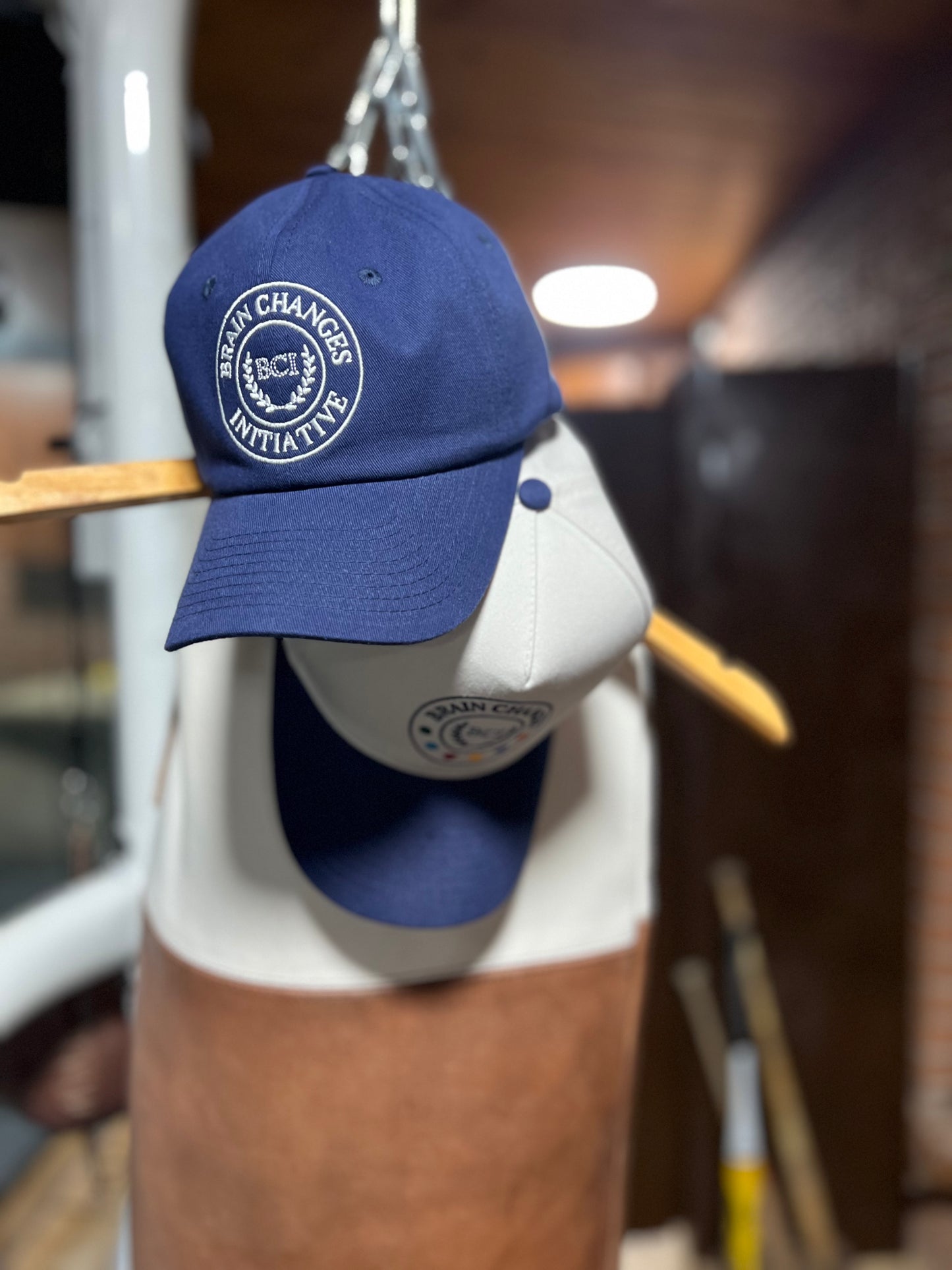 Classic BCI Brain Health Hat – Unisex - Solid Vintage Blue Hat