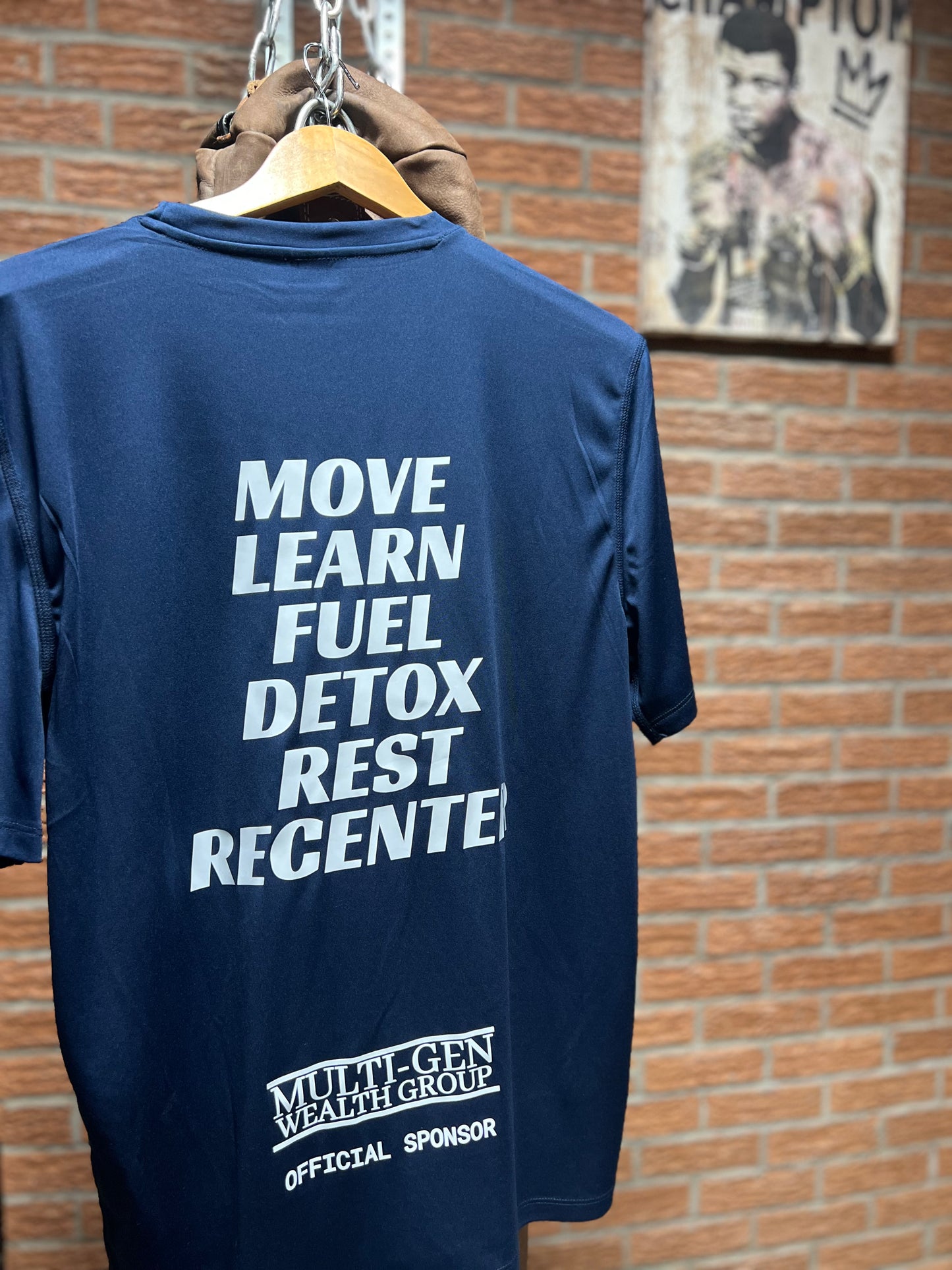 Limited Edition Brain Health Athletic Tee – Unisex - Vintage Blue